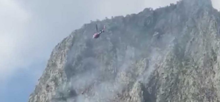 Se quemó el Cerro de la Silla