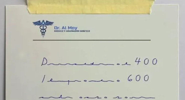 Crean una tipografía inspirada en la letra de los médicos Crean una tipografía inspirada en la letra de los médicos