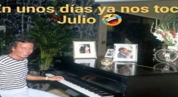 A Julio Iglesias los memes con su cara le parecen divertidos A Julio Iglesias los memes con su cara le parecen divertidos
