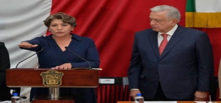 Con respaldo de AMLO, Delfina Gómez comienza su mandato en el Edomex