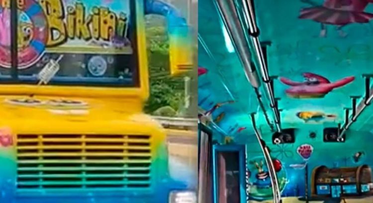 Vuelve el “micro” de Bob Esponja a recorrer las calles de Acapulco Vuelve el “micro” de Bob Esponja a recorrer las calles de Acapulco