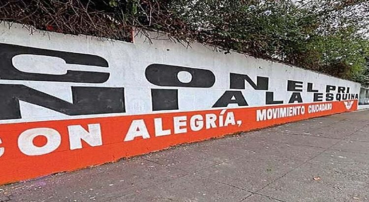 El 60% de la propaganda corresponde a Movimiento Ciudadano en Edomex