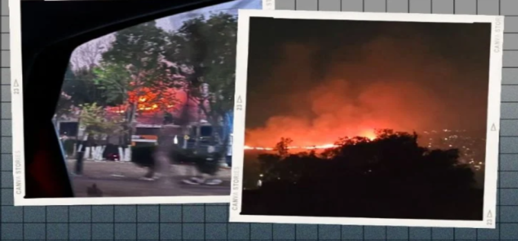 Se registra incendio en Valle Dorado, Tlalnepantla