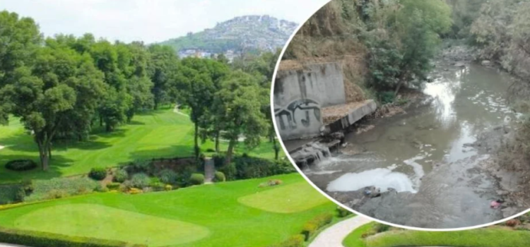 Club de golf “prestará” pozo, pero pide entubar río Tlalnepantla