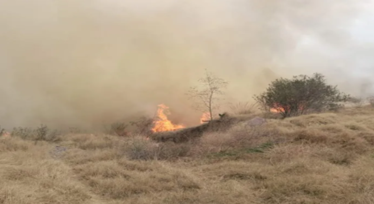 Bomberos combaten fuego 2 incendios en Tlalnepantla