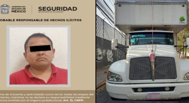 Recuperan camión con reporte de robo en Tlalnepantla