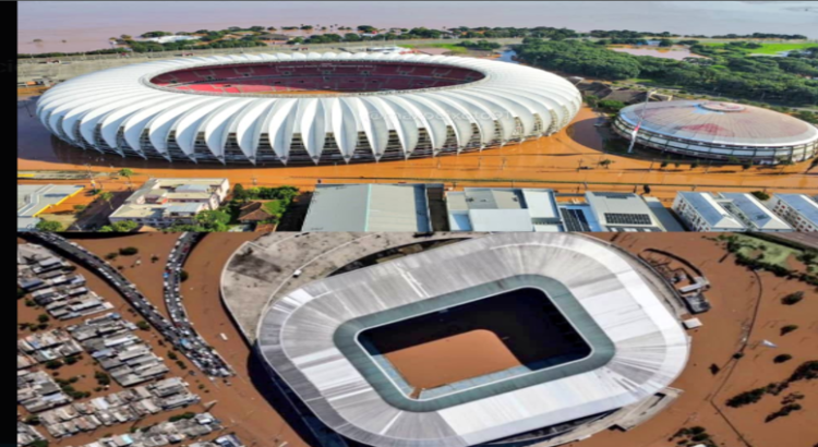 3 equipos suspenden partidos por inundaciones al sur de Brasil 3 equipos suspenden partidos por inundaciones al sur de Brasil