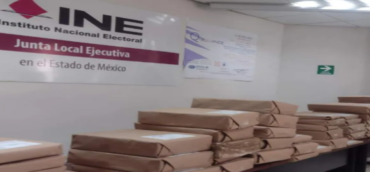 Comienza cadena de custodia a 40 millones de boletas federales en Edomex