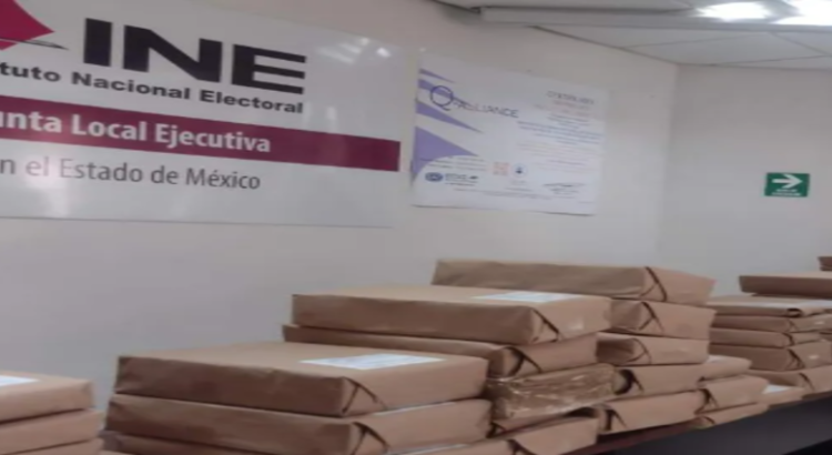 Comienza cadena de custodia a 40 millones de boletas federales en Edomex
