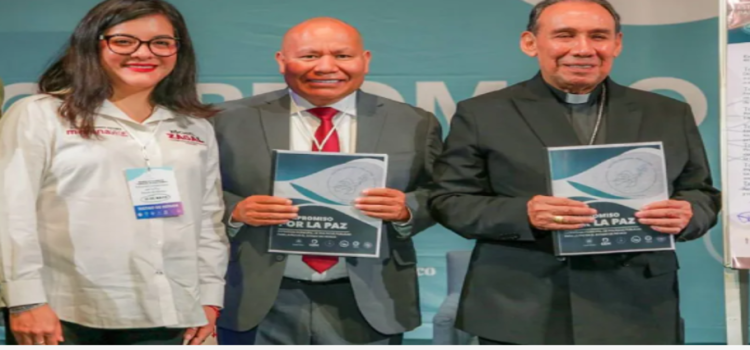 Raciel Pérez firma “Compromiso por la Paz” para garantizar la seguridad y tranquilidad a Tlalnepantla