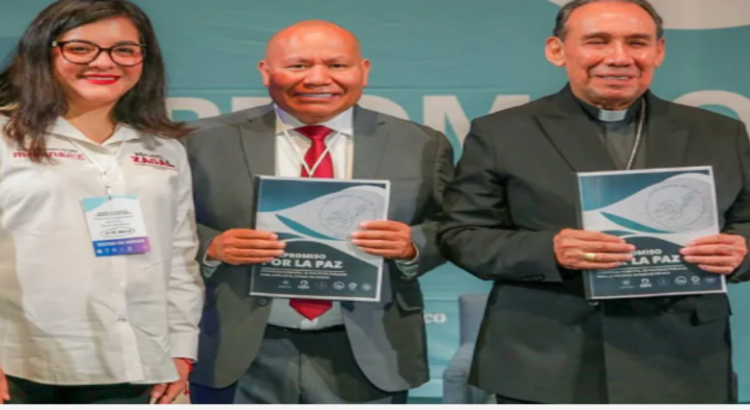 Raciel Pérez firma “Compromiso por la Paz” para garantizar la seguridad y tranquilidad a Tlalnepantla