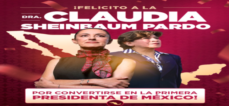 Gobernadora Delfina Gómez, felicita a Claudia Sheinbaum por su triunfo en las elecciones presidenciales