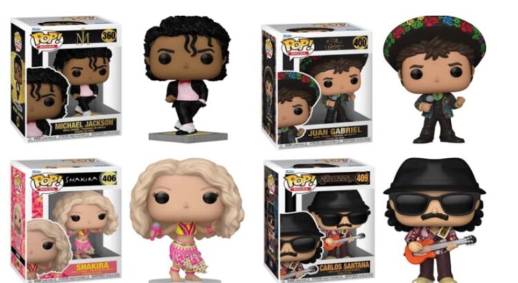 Juan Gabriel, Shakira, Michael Jackson y Carlos Santana tendrán su Funko Pop