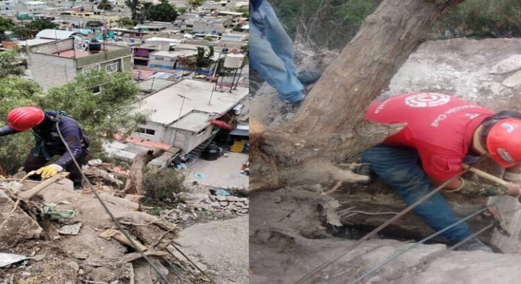 Protección Civil vigila laderas dónde habitan familias de Tlalnepantla