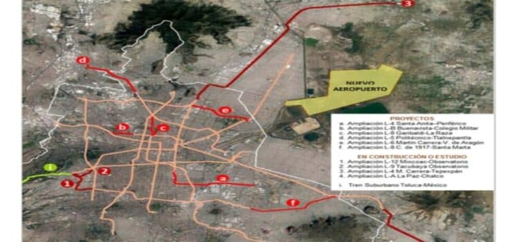 Tlalnepantla y Chalco planean ampliaciones para el Metro CDMX