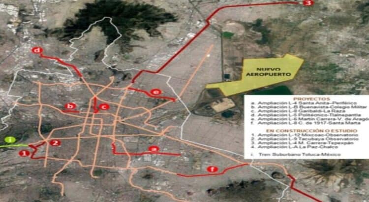 Tlalnepantla y Chalco planean ampliaciones para el Metro CDMX