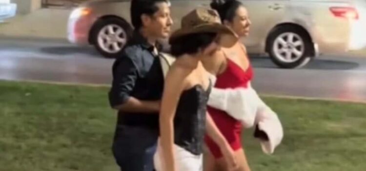 [VIDEO] Jóvenes se disfrazaron de Angela Aguilar, Nodal y Cazzu para el Halloween