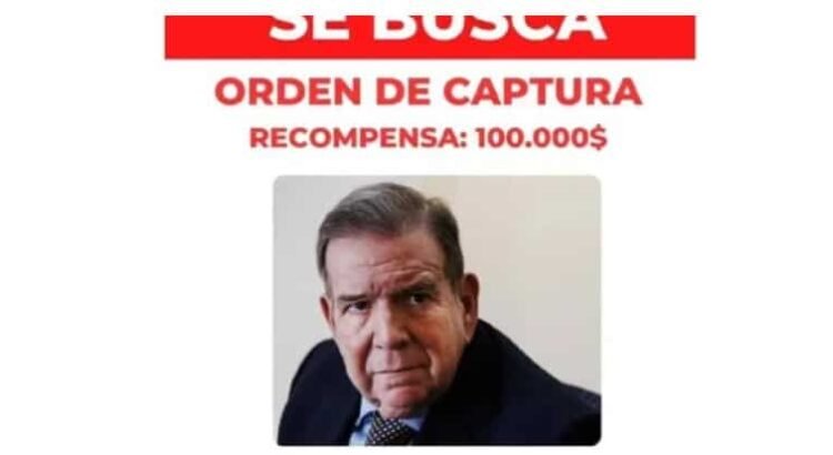 Venezuela ofrece 100 mil dólares por el opositor González Urrutia