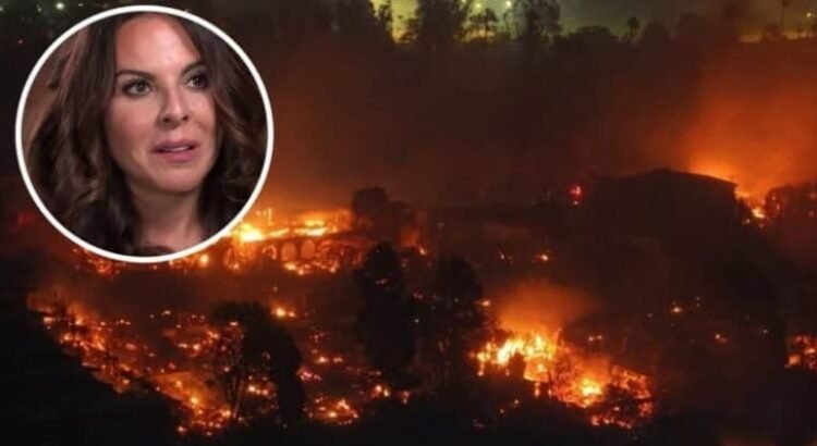 Kate del Castillo abandona su casa por incendios en California Kate del Castillo abandona su casa por incendios en California