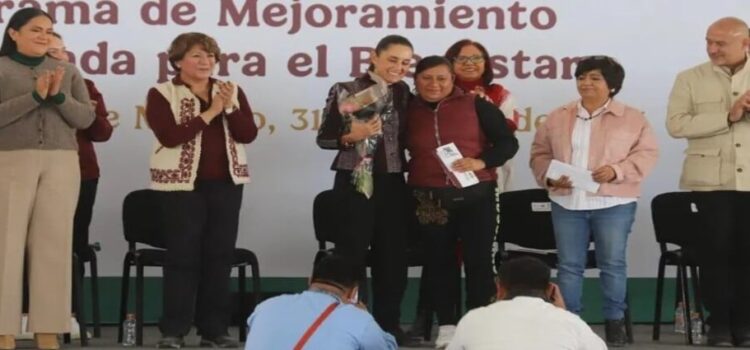 Presidenta Sheinbaum inicia programa para invertir en agua potable, drenaje, pavimentación y vivienda en el Edomex