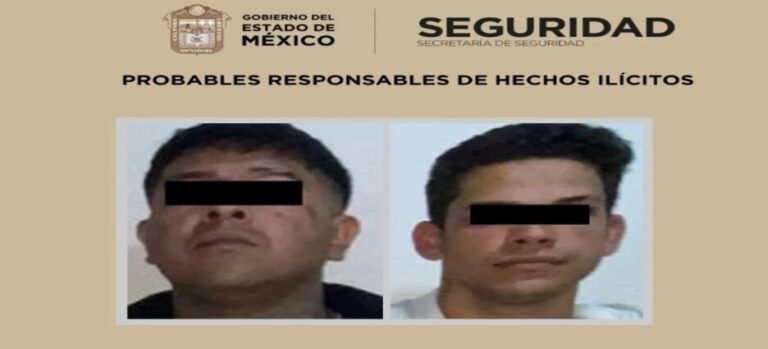 Detienen a 2 responsables de narcomenudeo en Tlalnepantla