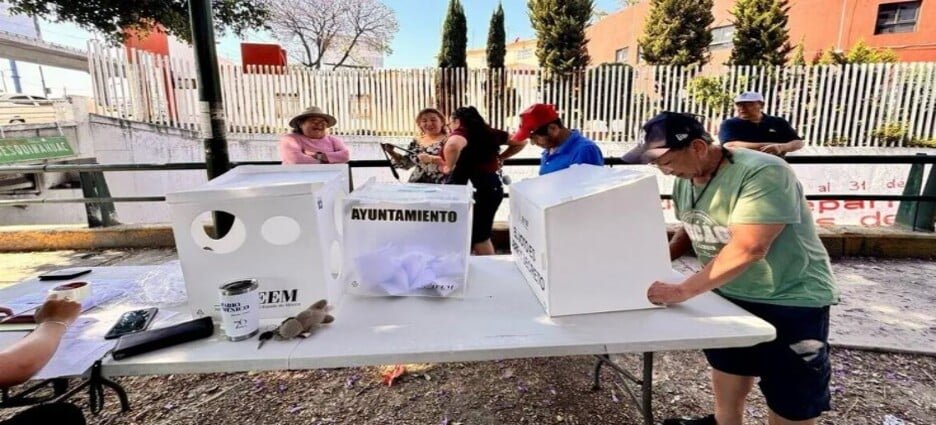 Morena arrasa en elección de autoridades auxiliares en Tlalnepantla