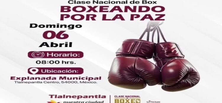 Anuncian Clase Nacional de boxeo en Tlalnepantla