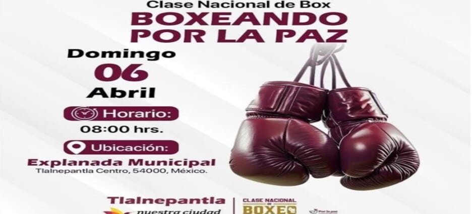 Anuncian Clase Nacional de boxeo en Tlalnepantla