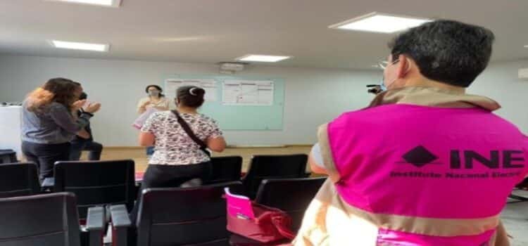 INE Edomex realiza su segunda capacitación para funcionarios de casilla