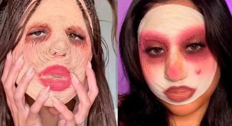 La nueva tendencia en belleza femenina: el “maquillaje de hilo”