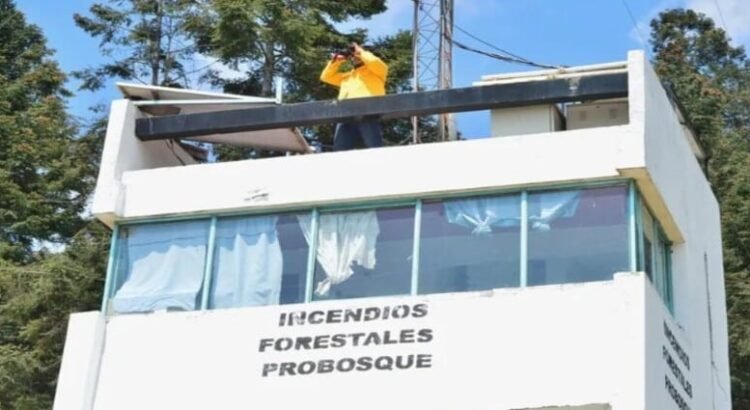 Probosque agiliza detección de incendios forestales con 28 torres de vigilancia en Edomex