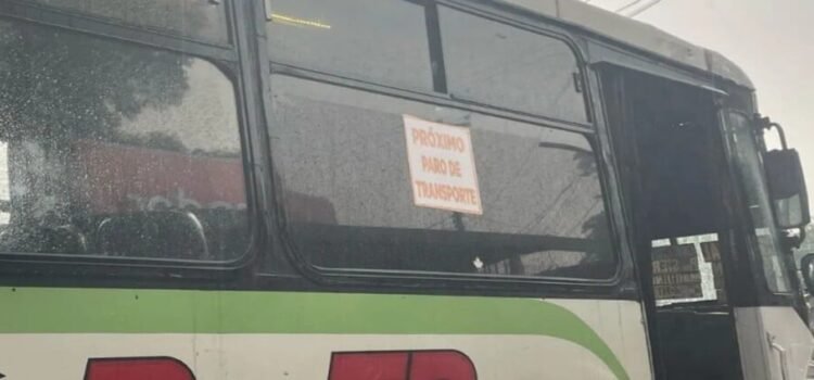 Transportistas del Edomex rechazan estudio tarifario