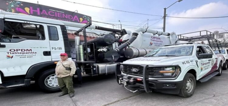 Implementan acciones preventivas ante temporada de lluvias en Tlalnepantla
