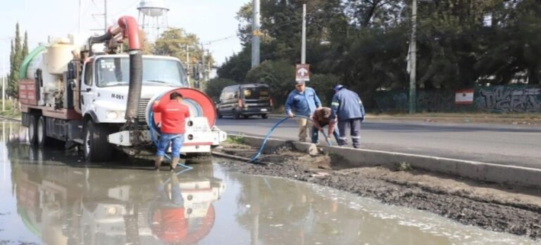 Reparan carretera Cuautitlán-Tlalnepantla por encharcamientos recurrentes