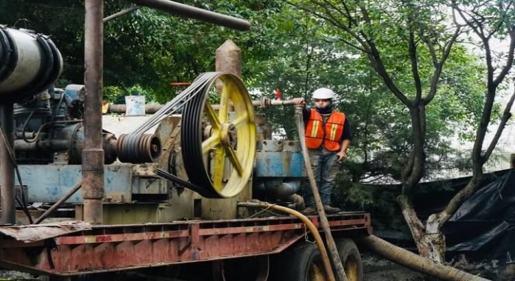 Inicia construcción del pozo de agua “Los Rosarios” en Tlalnepantla