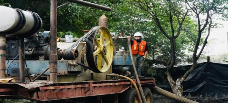 Inicia construcción del pozo de agua “Los Rosarios” en Tlalnepantla