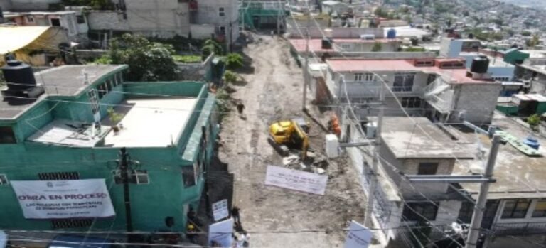 Inician obras de repavimentación con concreto hidráulico en San Isidro Ixhuatepec, Tlalnepantla