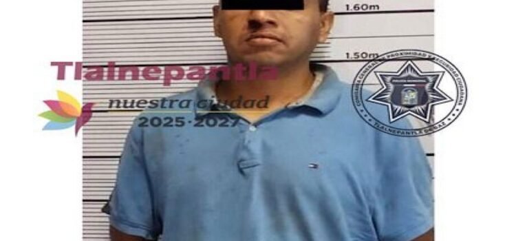 Detienen a hombre tras agresión contra una mujer en Tlalnepantla