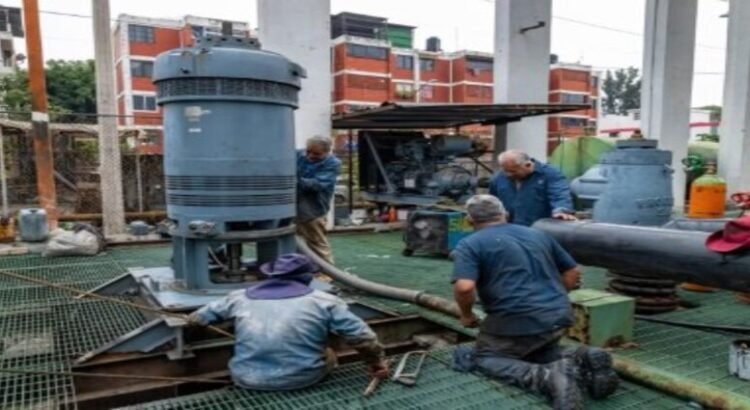 Intensifican acciones preventivas ante lluvias con limpieza y rehabilitación de cárcamos en Tlalnepantla