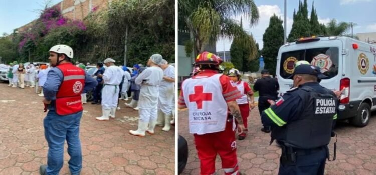 Fuga de amoniaco deja saldo de 27 trabajadores intoxicados en Tlalnepantla