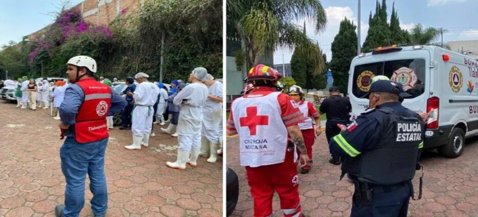 Fuga de amoniaco deja saldo de 27 trabajadores intoxicados en Tlalnepantla
