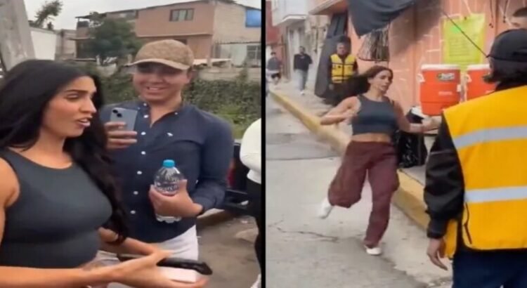 Captan a Bárbara de Regil huyendo de sus fans en grabación de ‘Rosario Tijeras’ en Tlalnepantla