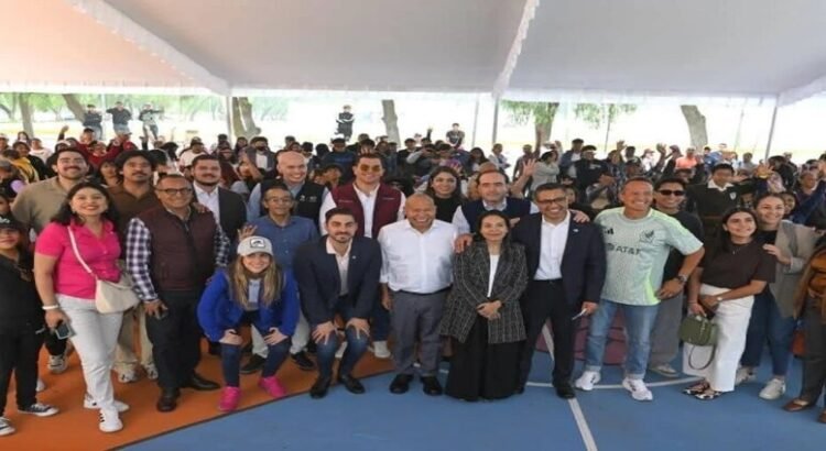 Gobierno municipal e iniciativa privada rehabilitan espacios deportivos en Tlalnepantla