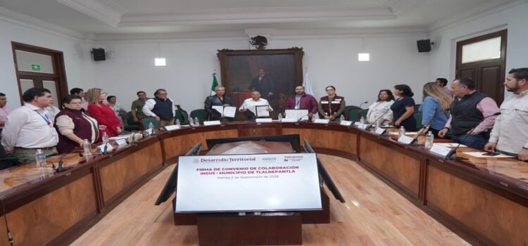Raciel Pérez e INSUS se unen por la seguridad patrimonial en Tlalnepantla