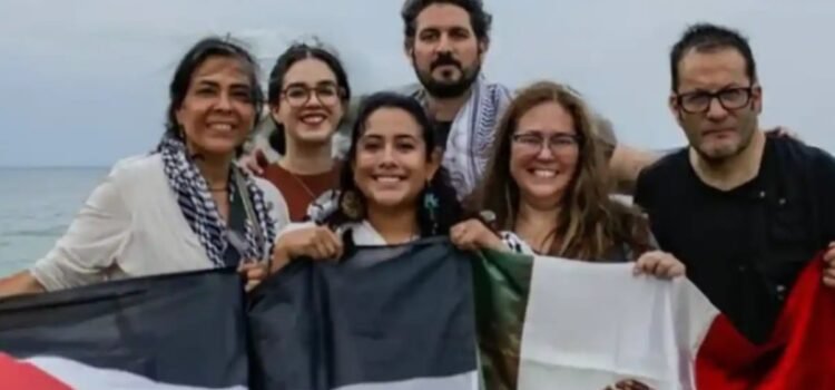 Detenidos en Israel seis mexicanos participantes en la flotilla Sumud