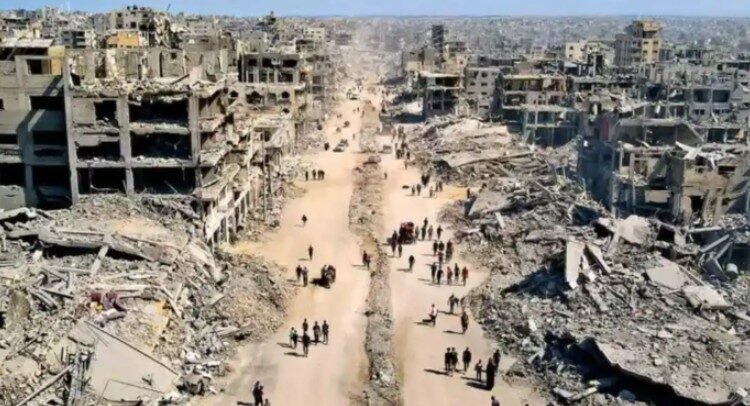 Miles de desplazados regresan a Gaza Miles de desplazados regresan a Gaza