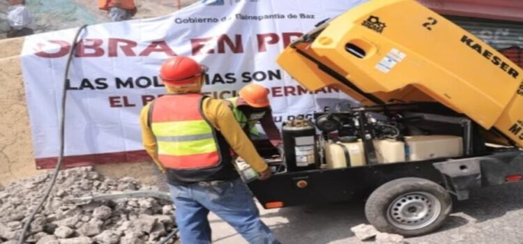 Rehabilitan andador urbano Alpino Teocalli en Tlalnepantla