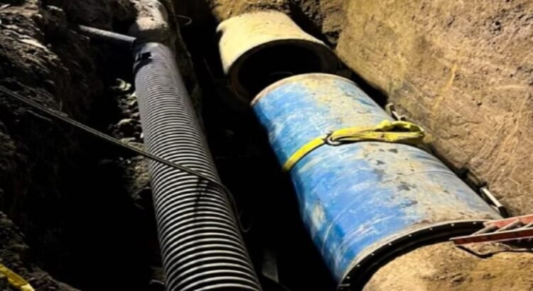 Recorte de agua por megafuga en Tlalnepantla Recorte de agua por megafuga en Tlalnepantla