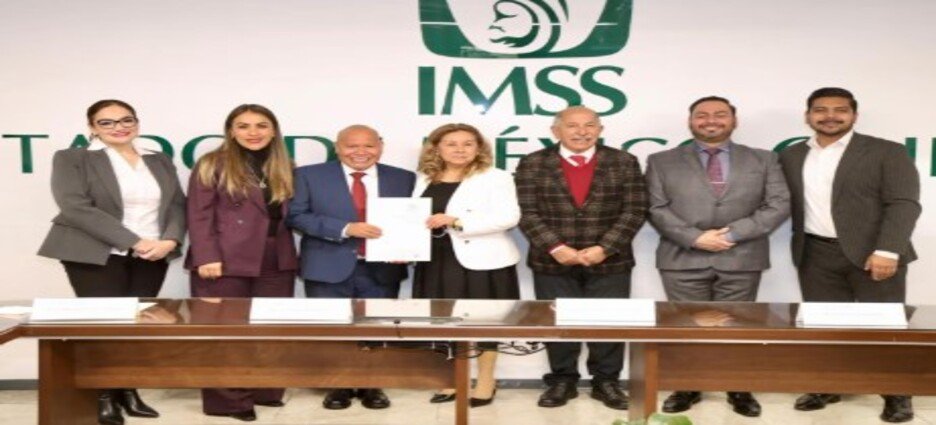 Formalizan donación de inmueble para la construcción de un CECI del IMSS en Tlalnepantla